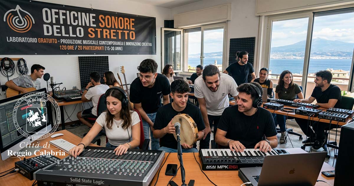 Immagine relativa alla notizia Avviso pubblico per l'iscrizione al laboratorio gratuito "Officine Sonore dello Stretto"