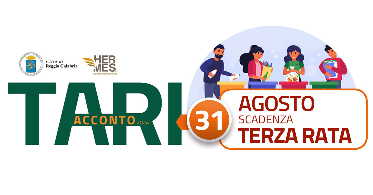 Immagine relativa alla notizia TARI acconto 2024 - Scadenza terza rata